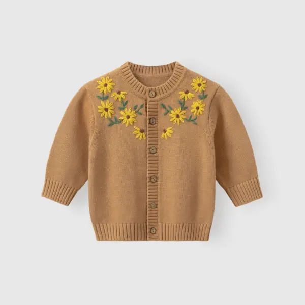 Cardigan en tricot de coton pour bébé