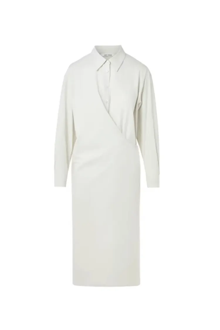 Robe chemise simple en coton pour femmes