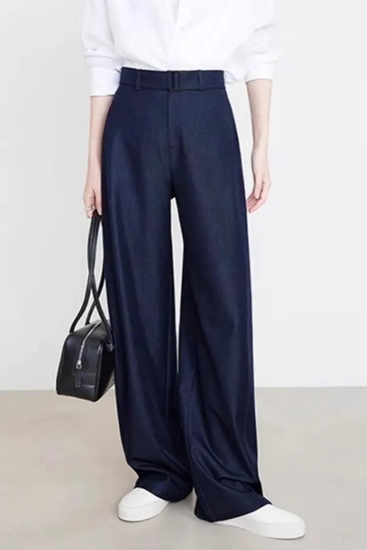 Pantalon de costume coupe slim pour femme